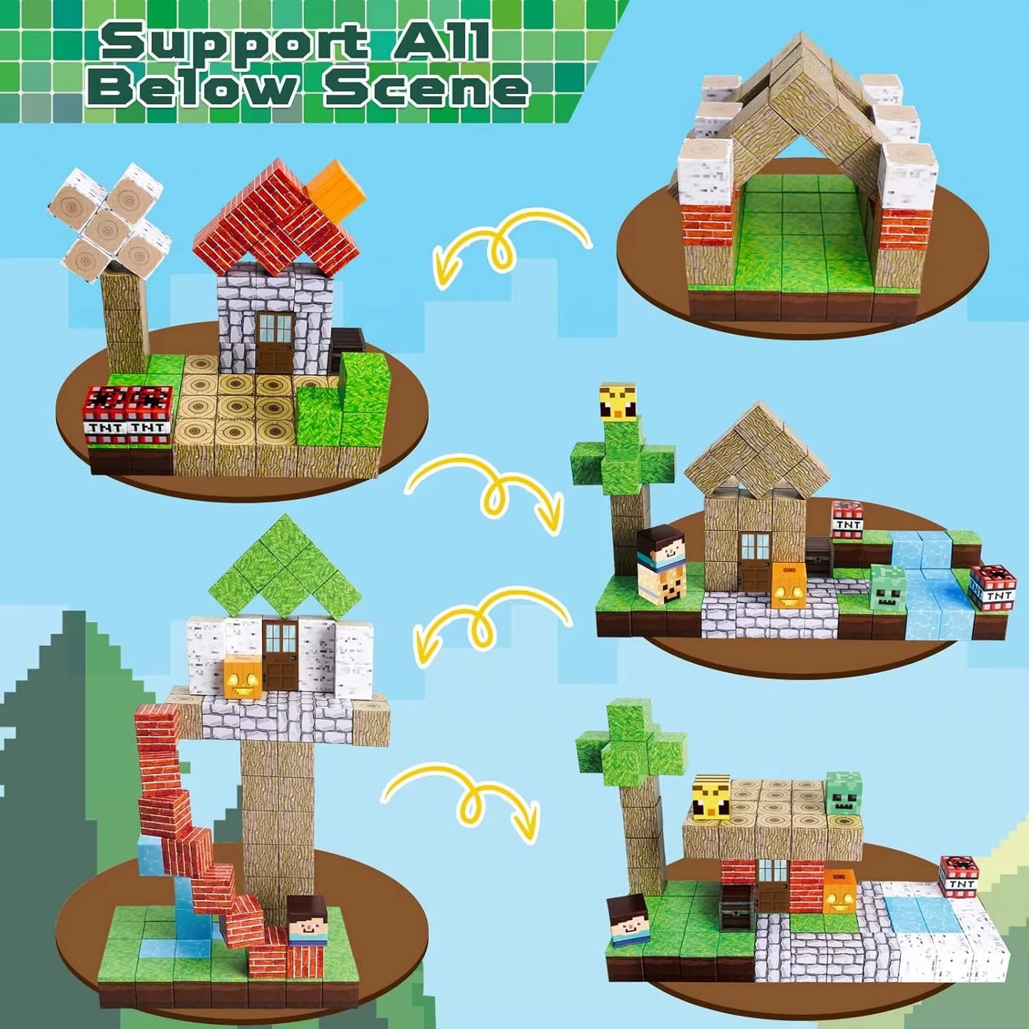 Mine Magnet World Set